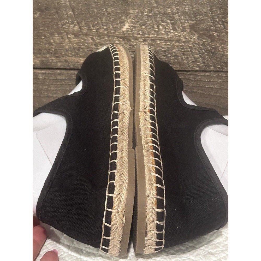 Torrid Black Tan Espadrille Flats Black Tan 7.5 Nwob - Picture 6 of 8